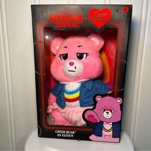 Stranger Things x Care Bears NWT Cheer Bear as Eleven Netflix Plush